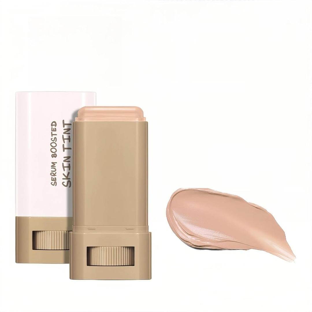 6 Colors Foundation Stick Serum Boosted Skin Concealer, Moisturizing Serum Lightweight Contour Foundation Face Stick for Women (05)