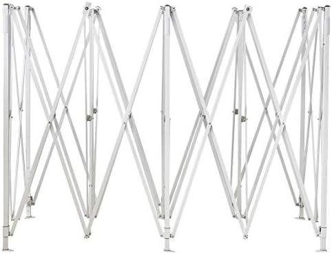 AMERICAN PHOENIX 10x10 Pop Up Canopy Tent Portable Instant Commercial Outdoor Beach Heavy Duty Market Shelter (10x10FT (White Frame), White)