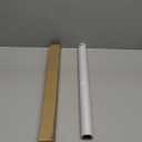 HIDBEA Frosted Window Privacy Film Heat Control UV Blocking, Static Cling Non-Adhesive Reusable Door coverings for Bathroom Home Office (Frosted 17.5 Inch x 6.5 Feet)