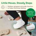 Fruit of the Loom Baby 14-Pack Grow & Fit Flex Zones Cotton Stretch Socks - Unisex, Girls, Boys (Gray)