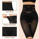 SIMIYA Shapewear Tummy Control Body Shaper for Women High Waist Stomach Compression Thigh Slimmer Butt Lifting Shapewear, XL
