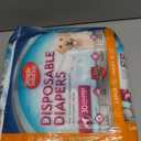 Simple Solution Disposable Dog Diapers, Female Dog Diapers, Puppy Potty Training, Incontinence and Heat Cycle Protection, Large Diapers for Dogs, 18-27 Inch Waist, 30 Count