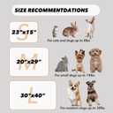 1 Pack 3 Puppy Blankets Super Soft Warm Sleep Mat Grey Cute Print Fluffy Fleece Pet Flannel Throw Dog Blankets for Small Dogs Cats,Star&Bone&Love-Medium(29"x20")