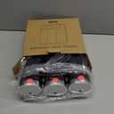 Shampoo and Conditioner Dispenser,Unisense Shower Soap Dispenser 3 Chamber No Drill Wall-Mounted Shampoo Dispenser for Shower Wall Mounted Shower Dispenser for Bathroom Hotel Large Capacity,Chrome