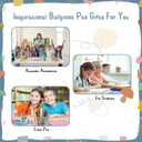 50 Pcs Motivational Awesome Attendance Pens Bulk Back to School Gifts for Student Teacher Inspirational Ballpoint Pens Retractable Employee Coworker Gifts, Office Classroom Award Supplies