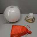 Gold Ceiling Light Fixture Flush Mount Light Fixture with Milk Opal Glass Shade for Living Room