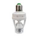 PIR Motion Sensor Light Socket,E26/E27 Smart Lamp Bulb Holder Adapter Auto On/Off Light Control Suitable for Garage Basement Porch Storage Room Indoor Use Only