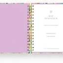 Day Designer Mini Lined Notebook, Blurred Spring Cover | 6.625 x 8.3" | Features wire binding, reinforced corners, sturdy hard cover and interior pocket, perfect for planning, note-taking, and everyday use (6.625 x 8.3 x 1", Blurred Spring)