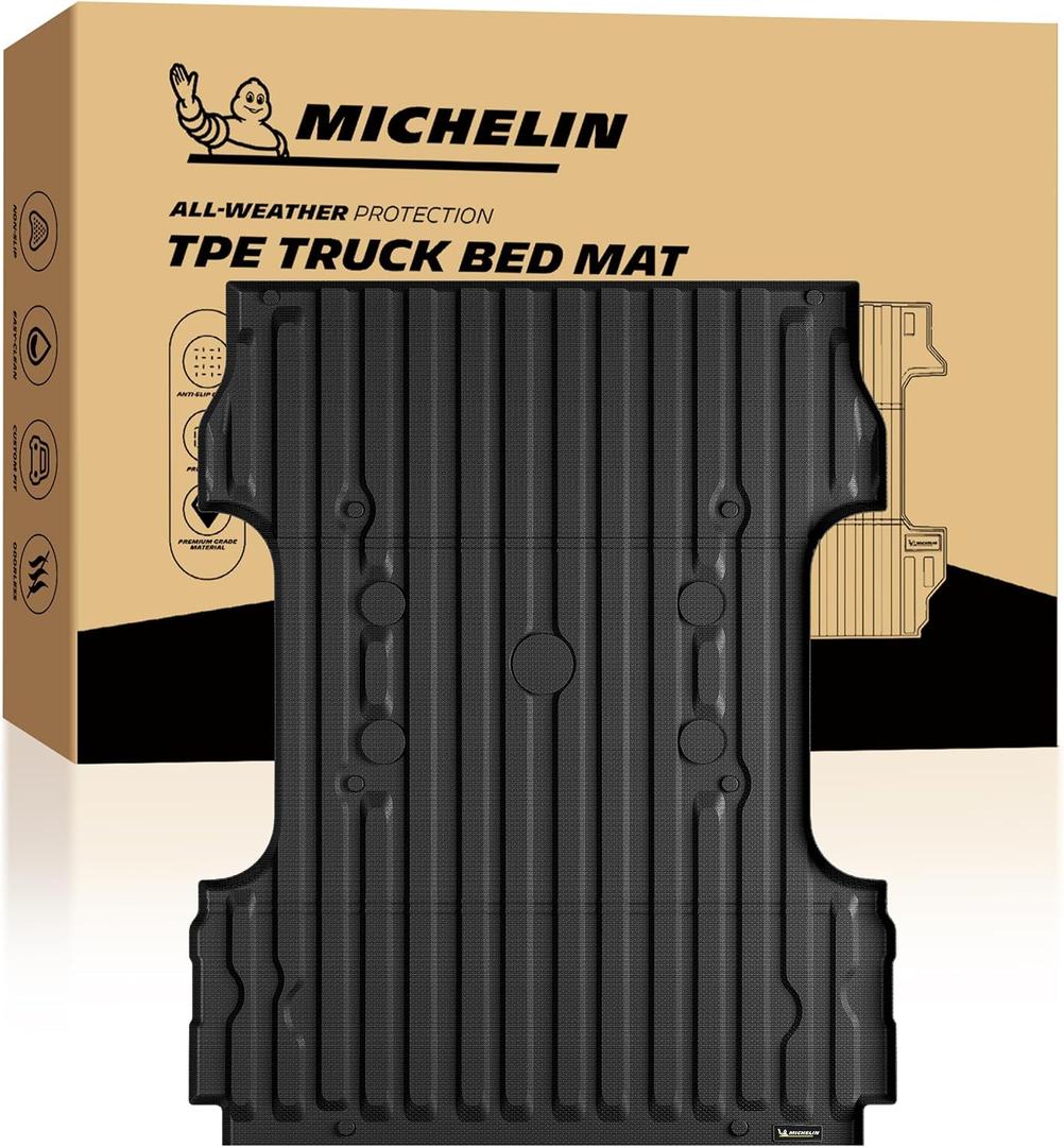 MICHELIN Truck Bed Mat for 2017-2026 Ford Super Duty F250/F350/F450-6.75 FT