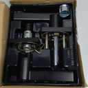 Kwikset Casey Interior Privacy Door Handle with Lock, Door Lever For Bathroom and Bedroom, Matte Black Reversible Keyless Turn Lock, with Microban Protection (1 Pack)