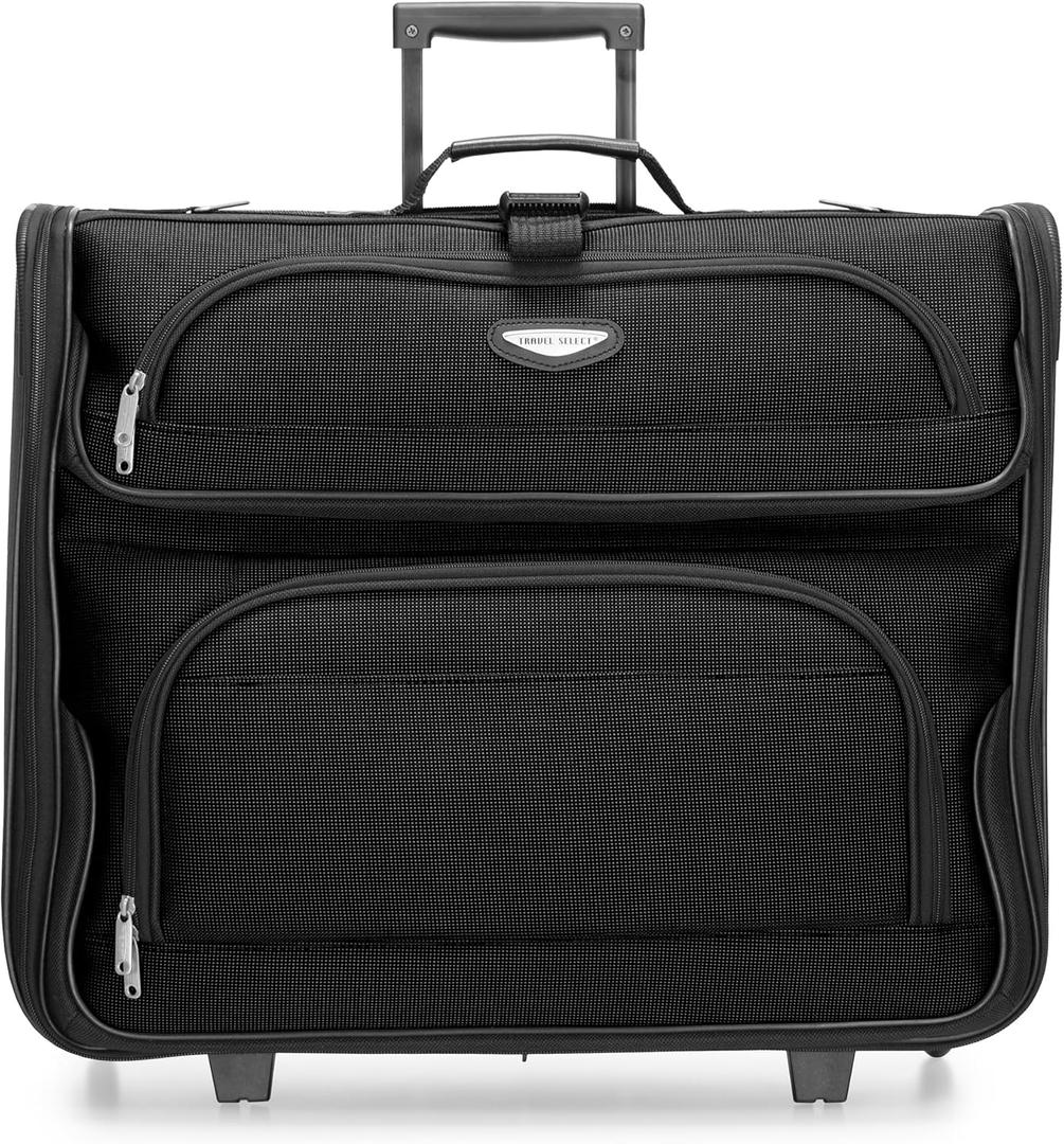 Travel Select Amsterdam Business Rolling Garment Bag, Black, One Size