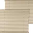 Eazy2hD 2 Pack RV Pleated Blinds Shades (32" W x 24" L) Day & Night Camper Comfort Dimmable Internal Window Roller Shade Privacy Shutters for RV Trailer