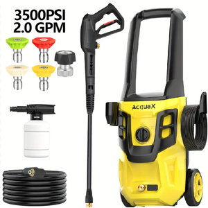 Electric Pressure Washer, 4000 PSI 2.5 GPM Power Washer With 4 Quick Connect Nozzles And Foam Cannon, High Pressure Cleaning