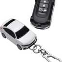 for Honda 2022 2023 2024 CR-V Civic Accord HR-V Pilot Key Fob Cover, Compatible with 2/3/4/5 Buttons Smart Remote Key - White B11