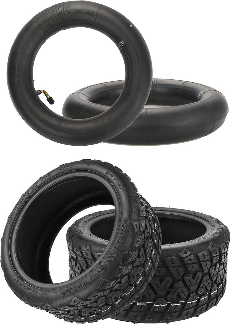 11" 85/65-6.5 Pneumatic Tire+heavy duty inner Tube for Kugoo G-Booster G2 Pro, Titan pro Xiaomi mini pro, Ninebot mini Self Balancing Electric Scooter Wheel Tyre (tube w/bent valve+tire x1)