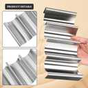 PRETYZOOM Stainless Steel Taco Holder Stand Multi-Slot Burrito Rack Oven Safe Space-Saving Taco Prep Rack for Home Kitchen Dining and Parties