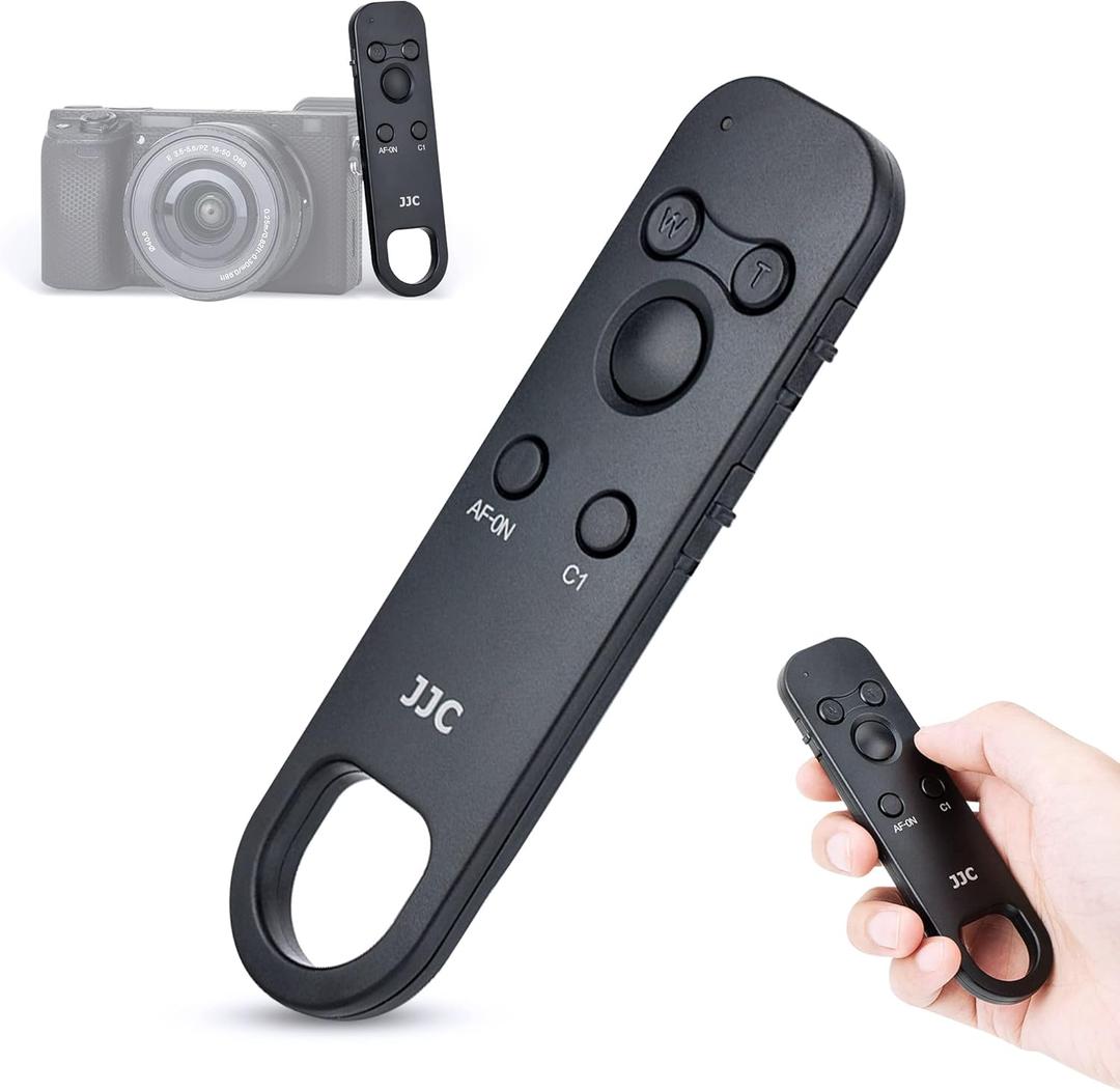 JJC Wireless Bluetooth Remote Controller Replaces Sony RMT-P1BT for Sony A7R5 A7M4 ZV-E10 ZV1 ZV-E1 FX30 A1 A7C A6700 A6600 A6400 A6100 A7RIV A9II RX100VII RX0II