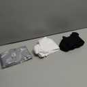 SunFeeling 3 Pairs Thigh High Compression Socks for Women Men Circulation Over the Knee Stockings - Best Support for Running, Nursing, Black/ White/ Grey, L/ XL, Large-X-Large