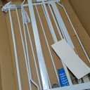 Regalo Safety 36" Extra Tall Baby Gate for Doorways & Bottom of Stairs, Pressure Mount, Toddlers & Pets, 6-24 Months, Tested & Safe for 30 Years, American Designed, American Owned (White)