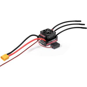 60A Waterproof Brushless ESC, 2-3S LiPo Sensorless Speed Controller for 1/10 RC Car, Truck, Buggy, Truggy, Pre-soldered XT60 & 4.0mm Bullet Connectors, 32-bit MCU - T10 Series