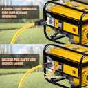 Kanayu 20ft Generator Transfer Switch Adapter Cord Compatible with NEMA L5-30p to L14-30r, 30 Amp Locking 3 Prong to 4 Prong Adapter Rv Generator to House Inlet Box, STW 10 Awg, Etl Listed