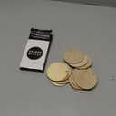 SAVVY & SORTED 12 Round Wooden Ornament Basket Tags for Storage Bin, 3 Wood Bin Labels with Jute String - Hanging Basket Labels for Pantry, Closet Organization, Blank Personalized Craft Tags (Natural)