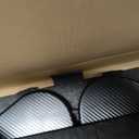 YONZEE Foldable Desk Food Tray (Carbon Edition) for Tesla Model Y Model 3 S X Y Juniper- Upgraded Table with Support Leg for Dining, in-Car Work, Travel and Outdoor (1 Pack)