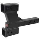TOPTOW 64089 Trailer Dual Hitch Extender Adapter with 2-inch & 6-inch Riser/Drop, 2" Receiver, 2-inch Solid Shank, 10000lbs Capacity…