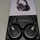 Active Noise Cancelling Headphones,120H Playtime Bluetooth 6.0 Wireless Headphones with Power Display & 6Mic ENC Calls, 360° Spatial Audio Over Ear Headphones Foldable Headset for Travel Office Game