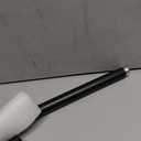 Ivilon Drapery Window Curtain Rod - End Cap Style Design 1 Inch Pole. 72 to 144 Inch Color Black