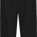 Weintee Women's Plus Size Wide Leg Sweatpants with Pockets, XX-Large Plus, Black