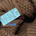 cyeollo Small Dog Sweater, Warm Turtleneck Sweaters for Small Dogs Boy, Knit Doggy Sweatshirt with Sleeves Fall Winter Pullover Cold Weather Dog Clothes for Indoor & Outdoor Wear, Brown S