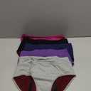 Women's Incontinence Underwear, 100ml Leak-Proof Period High Waisted Brief Heavy Flow Bladder Leak Washable Cotton 5 Pack (Multicolor01, X-Large)