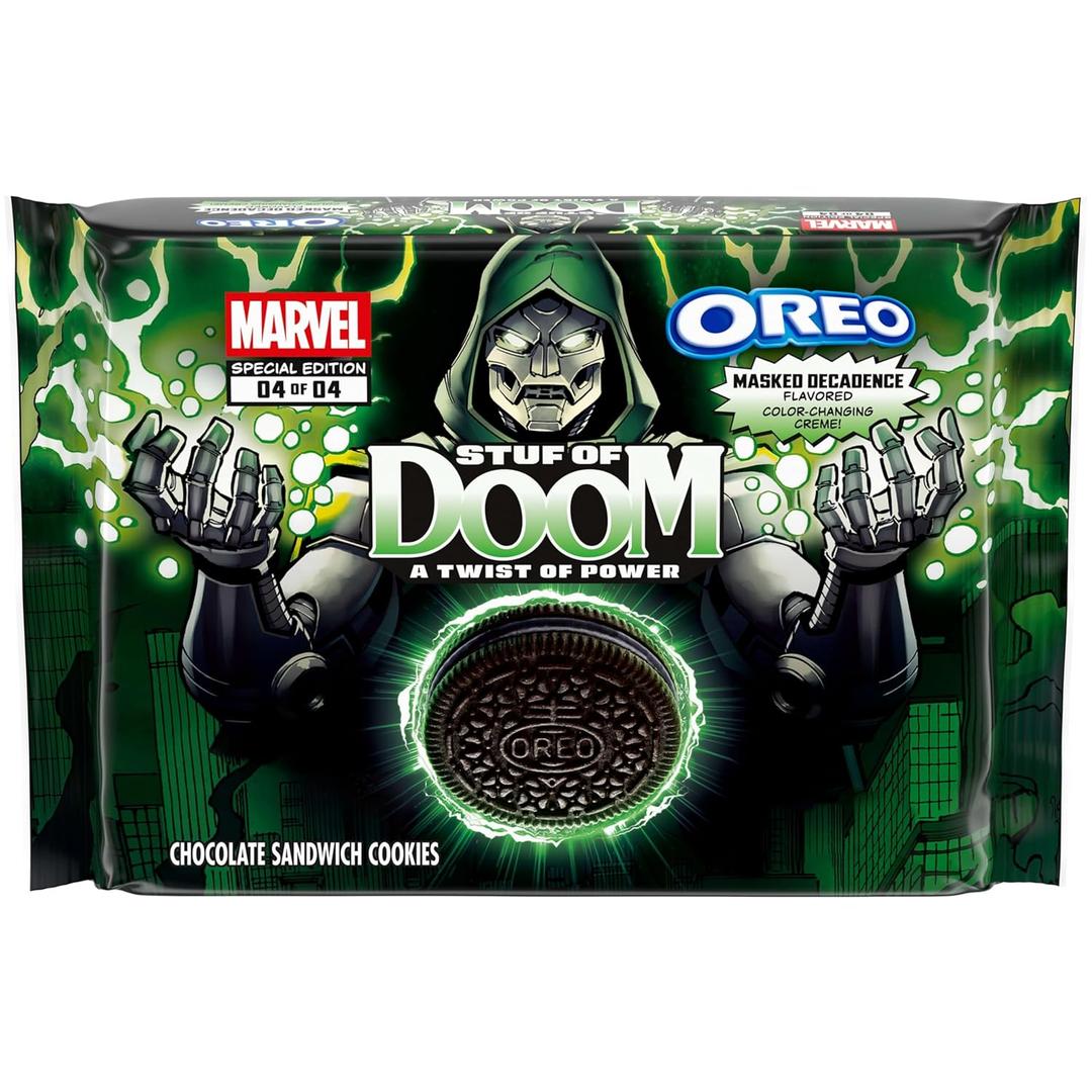 4 x MARVEL OREO Stuf of Doom Chocolate Sandwich Cookies, Special Edition, 10.68 oz