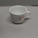 VEWEET Annie Porcelain Dinnerware for 6, 30-Piece Pink Floral Dish Set With Plates and Bowls Including Dinner, Dessert, Soup, Cups & Saucers