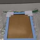 8x10 Wavy Picture Frame with Mat for 5x7, Real Glass and Wooden Frame - Tabletop or Wall Hanging Photo Frame (Pack of 1, Blue)