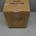 1.5 Gallon Fish Tank Starter Kits, Nano Glass Aquarium with Filter, Led Light for Aquascape DIY Small Betta Fish Tank