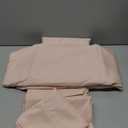 Amazon Basics Lightweight, Breathable, Wrinkle Resistant Microfiber 4-Piece Bed Sheet Set with 14-Inch Deep Pockets, Full, Blush Pink, Solid