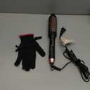 Upgraded Infrared Bounce Brush, Heated Thermal Round Brush with 5 Heat Settings & LED Display, 1.5 Inch lonic for Hair Straightener & Curling Wand, Dual Voltage, Blowout Look, Gifts for Women