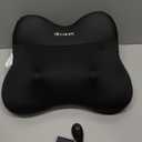 Back Massager with Heat, Cordless Back and Neck Massage for Pain Relief Deep Tissue, 4D Shiatsu and Percussion Massage Pillow, Lower Back Massager for Office, Gifts for Christmas Women Men, Black