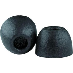Comply 400 Core Series | Memory Foam Replacement IEM Ear Tips for Campfire Audio, Sennheiser, & More | Superior Noise Isolation, Ultimate Comfort, Secure Fit | Round, Black (S/M/L) (3 Pairs)