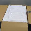 10-Pack White Tablecloths for Rectangle Tables, 60 x 102 Inches, Stain-Resistant Polyester Fabric for 6 Foot Tables - Washable Table Covers for Weddings, Banquets, Birthday, Parties, Events