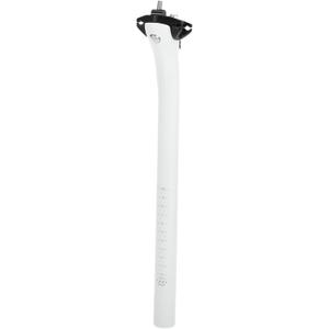 1 Pc Bike Seat Posts 25.4x350mm Bike Saddle Post Seat Tube Universal Lightweight Carbon Fiber White