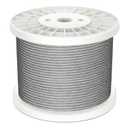WAYSKA 350FT 3/16" 304 Stainless Steel Cable, Heavy Duty 7x19 Strands Wire Rope 3700lbs Load for Deck Railing, Zip Lines, Clotheslines and DIY Balustrades, 2 Pcs