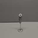 SIMPLETaste Milk Frother Handheld Battery Operated Electric Foam Maker, Drink Mixer with Stainless Steel Whisk and Stand for Cappuccino, Bulletproof Coffee, Latte (Gray)