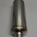 Universal Muffler Exhaust 2" Inlet & Outlet 14" Overall Length, Stainless Steel Resonator Exhaust (No Burnt)