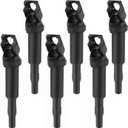 Ignition Coil Pack Set of 6 Fits for BMW 128i 135i 320i 323i 325Ci 328i 330Ci 335i 525i 528i 530i 535i 545i 745Li X3 X5 X6 M5 M6 Z4 1 Series Mini Cooper 2.2 2.5 3.0L Replaces UF-592 UF571 0221504470 (Only 3 Pcs)