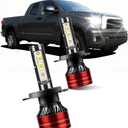 Light Bulbs Compatible for 2000-2006 Toyota Tundra H4 High Low Beam Fog Lights Combo Pack 800% Brightness with Cooling Fan Plug N Play Pack of 2