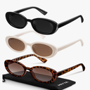 miyya Old Money Polarized Oval Sunglasses – 2025 Edition, UV400 Protection, Feather-Light Fit & Trendy Colors
