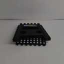 ACKO Folding Step Stool 13 inch Heavy Duty Plastic Foldable Step Stool for Kids and Adults, Small Collapsible Fold Up Stepping Stool 1 Pack (Black)